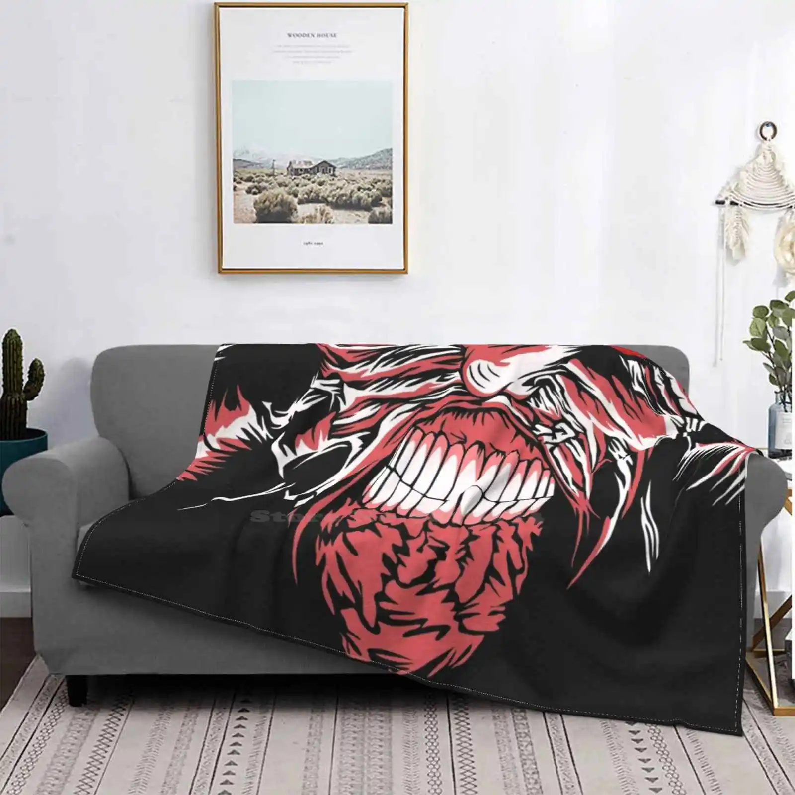 Re3 Boss Soft Warm Throw Coperta Re3 Boss Re Re 3 Boss Nemesis Nemesis Zombie Boss