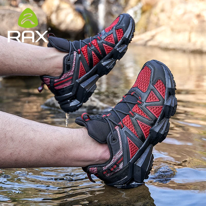 RAX - Zapatillas de senderismo para hombre, secado rápido, antideslizantes,  impermeables