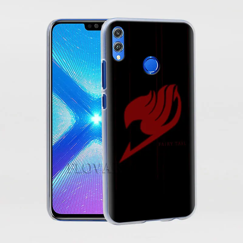 Аниме Манга сказка логотип чехлы для телефонов для huawei Y5 Y6 Y7 Y9 Honor 20 Lite 8X 9X Pro вид 20 жесткий чехол