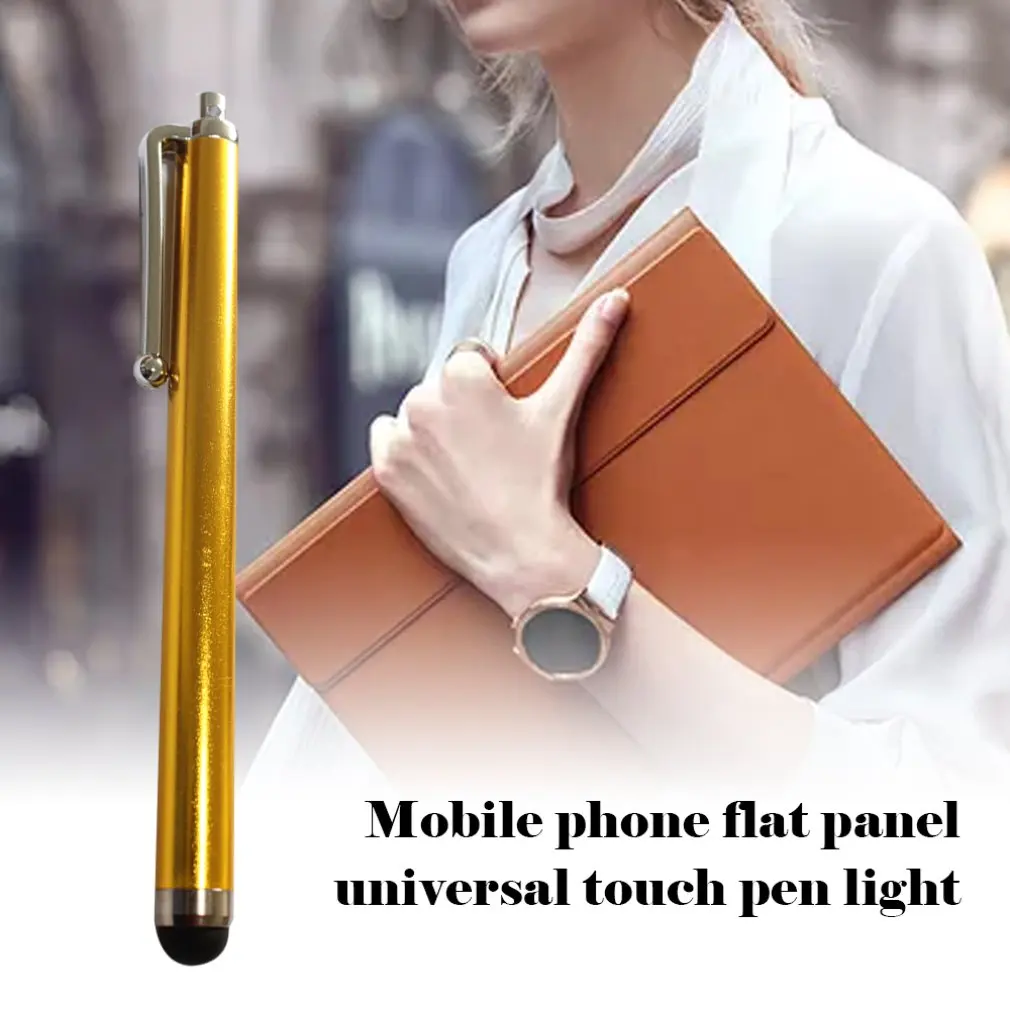 Легкая конденсаторная ручка для мобильного телефона Металлическая Ручка для рукописного ввода сенсорный экран мобильный телефон планшет универсальный стилус для сенсорного экрана