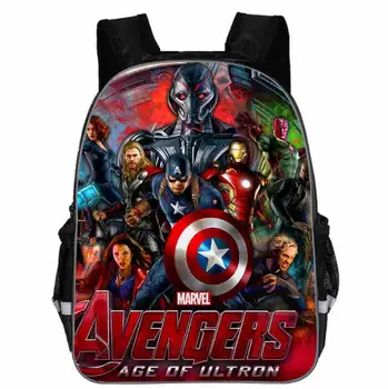 

Disney 14-16 Inch Backpacks Avengers Toddler Kids School Bags FNAF Knapsack Preschool Children Bag Superhero Travel Backpack