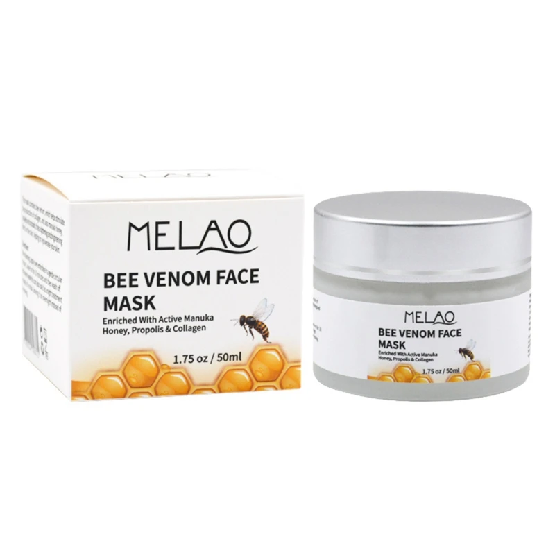 Лифтинг маска для лица Manuka Honey ночная крем против старения морщин Bee Venom