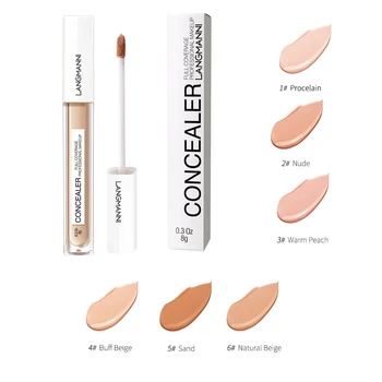

Liquid Concealer Cream Waterproof Full Coverage ConcealerSmooth Moisturizing Makeup Long Lasting Face Scars Acne Cover DROPSHIP
