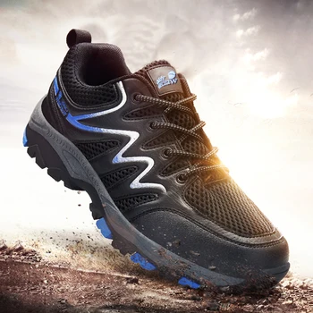 

Outdoor Breathable Mesh Shoes Spring Non-Slip Sneakers for Man Lac-up Men Casual Shoes Walking Tenis Masculino Zapatillas Hombre