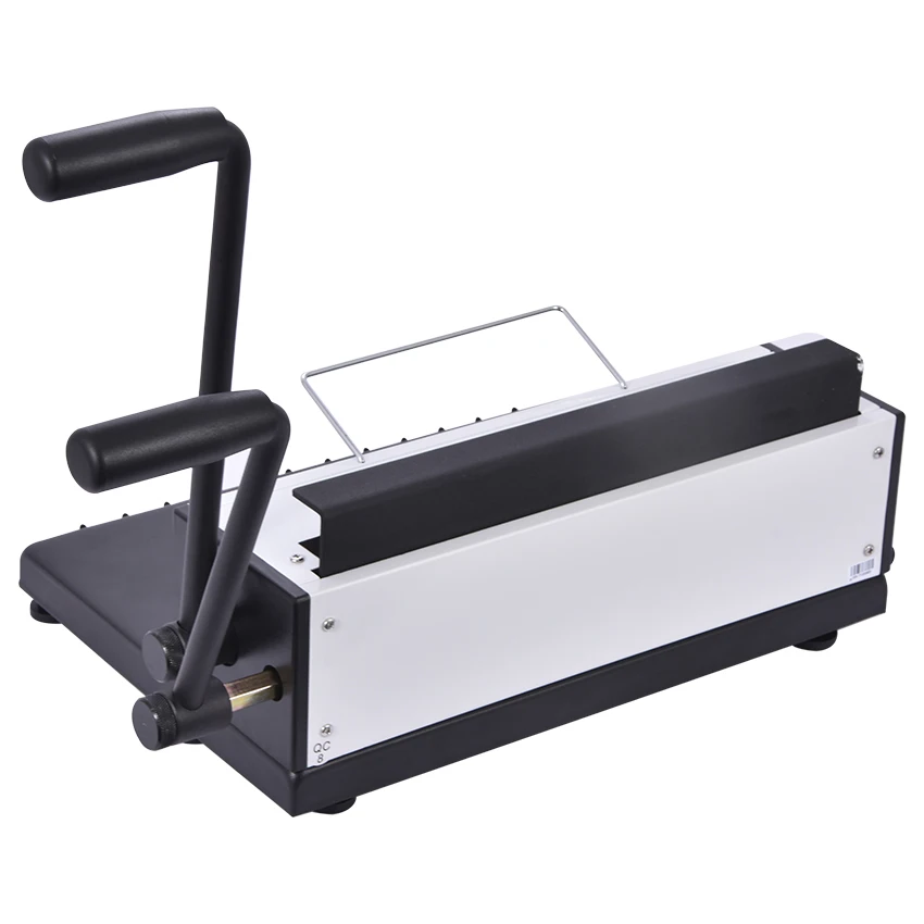 Manual Spiral Wire Binding Machine Metal 34 Punching Hole Square 4*4mm Photo Album A4 Paper Binder Puncher Machine TD-1500B34,binding machine
