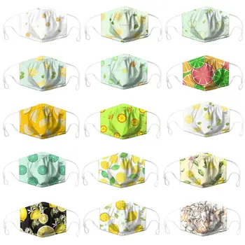 

Washable Cartoon Printed Mouth Mask Replacement PM2.5 Filter Activated Carbon Anti-pollution Anti-smog Respirator