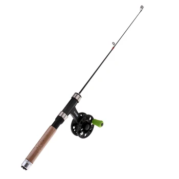 

Spinning Reel Fishing Combo Telescopic Ice Breaker Metal Ice Rod Travel Kayak Spinning Rods with Fishig Reel