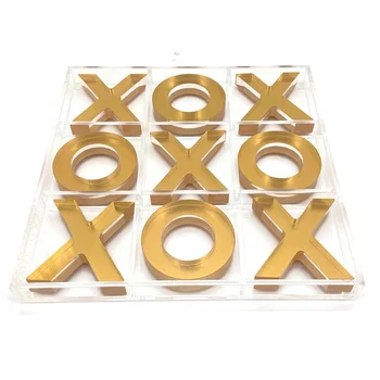 

NEW! OnDisplay Deluxe Acrylic Tic Tac Toe Set - Luxe Crystal Board Game