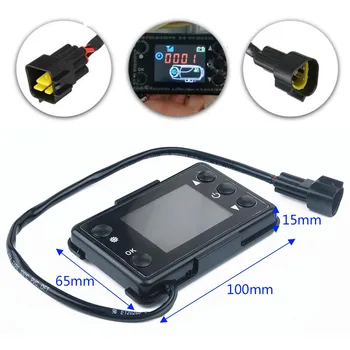 

Start/stop Heater LCD Switch Controller Black For crawler type Replacement 2pcs Car Air Diesel 5KW