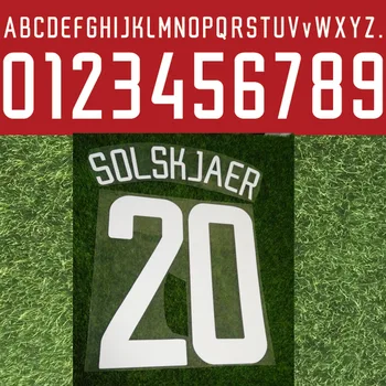 

Lextral 2002-2003 Solskjaer Nameset #7 Beckham Ronaldo Giggs Scholes Customize Any Name Number Diy Printing Flocking