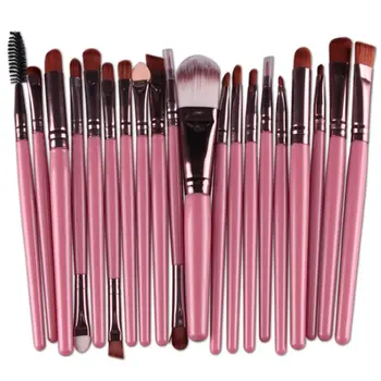

Fashion 20pcs/set Makeup Brush Set Beauty Tools Cosmetic Foundation Blusher Eye Shadow Lip Brushes Tool