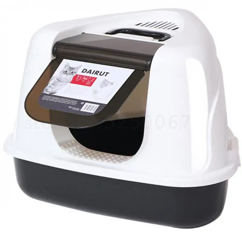 

Cat Sandbox Triangle Fully Enclosed Provincial Space Cat Toilet Large Fat Cat Anti-splash Cat Sandbox