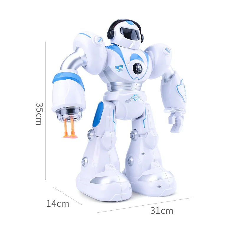 New Smart Robot  Intelligent programming rechargeable Radio Control  robots Soft missile launch 5
