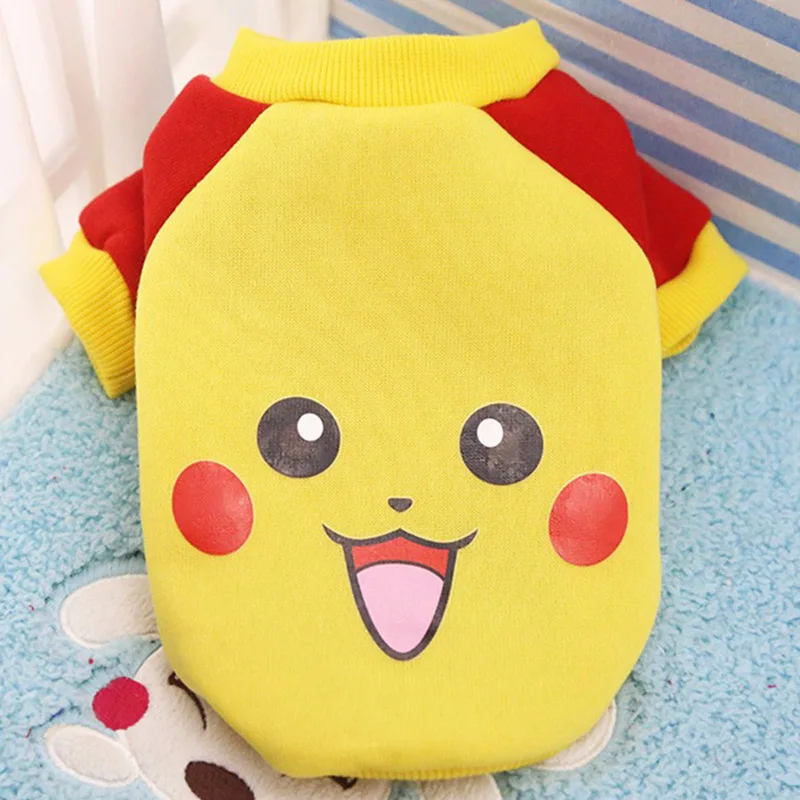 Hoodie-Pikachu Модный костюм для домашних животных, летняя жилетка для кошек, костюм мастера горто, костюм кота каттена, костюм кади - Цвет: Hoodie-Pikachu