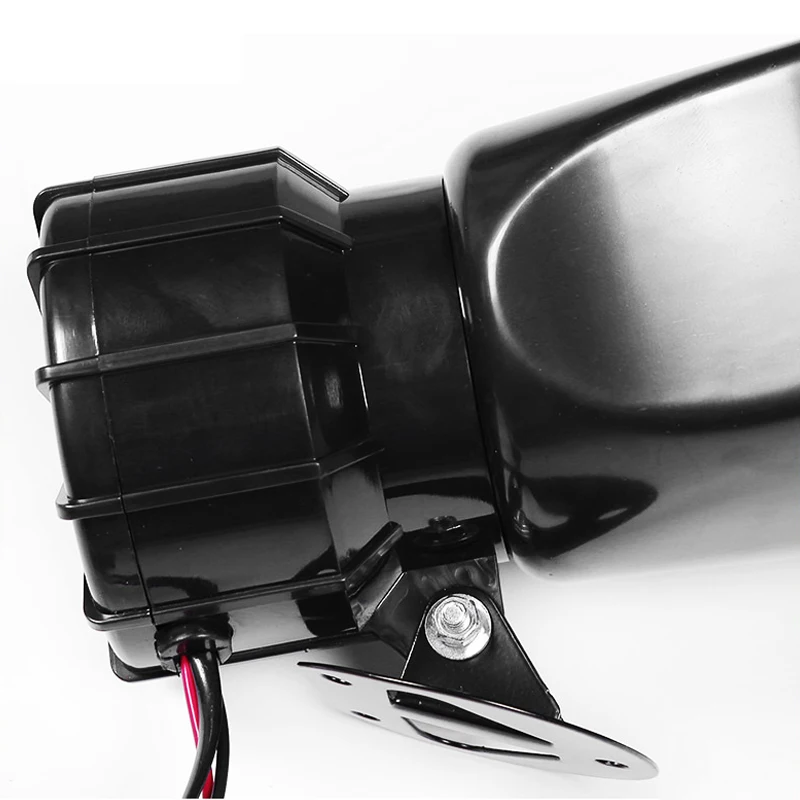 7-Sound Loud Car Warning Alarm Police Fire Siren Air Bugle PA Speaker 12V 60W Siren Air Horn Megaphone Car Horn 110DB