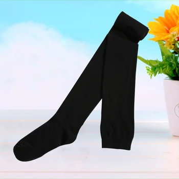 

Women Thigh Cotton Socks Over the Knee Long High Socks Autumn Winter Super Long Female Socks High Cotton Socks (Wine Red)