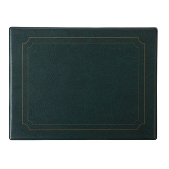 

PVC Placemats Waterproof Table Mats For Dining Coasters Pads Green 205X265mm