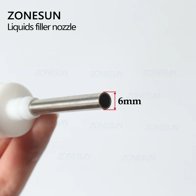 ZONESUN GFK-160 Small Size Filling Machine Nozzles For Digital Filling Machine Tiny Vials Liquid Filler Nozzle 6