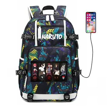 

Cosplay Backpack Naruto Student School Luminous Shoulder Bag Satchel Laptop Rucksack Knapsack Teenager Casual Travel Gift