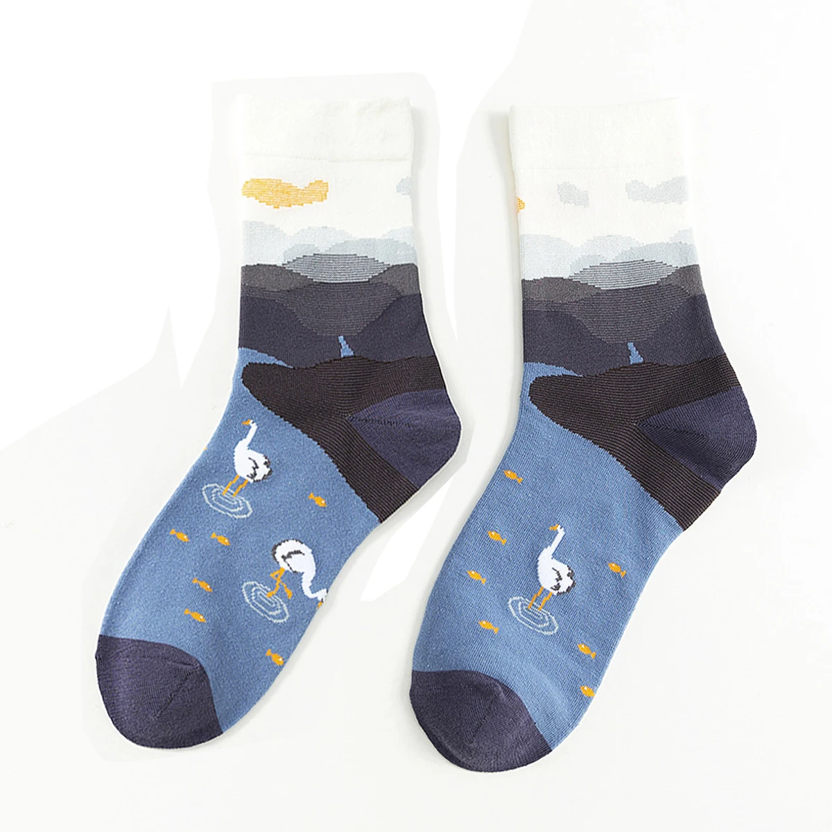 Street Socks 14 Уличная одежда для скейтборда, новинка, корейские забавные зимние спортивные женские хлопковые милые Мультяшные носки, теплые сумасшедшие короткие счастливые носки для женщин и мужчин - Цвет: Street Socks 14