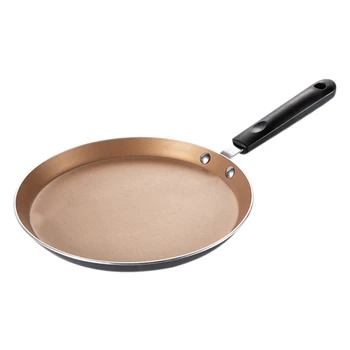 

10 Inch Golden Double-Use Melaleuca Cake Pan Nonstick Steak Crepe Pancake Omelette Kitchen Pot Flat Frying Pan