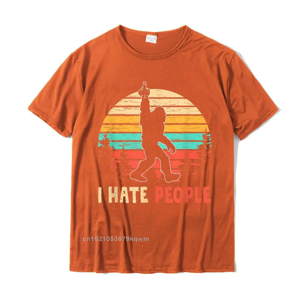 2021 New 3D Printed Short Sleeve Top T-shirts ostern Day O Neck 100% Cotton Fabric Tops Tees for Adult Tops T Shirt Casual Bigfoot Middle Finger I Hate People Abduction Sasquatch Gift T-Shirt__3280 orange