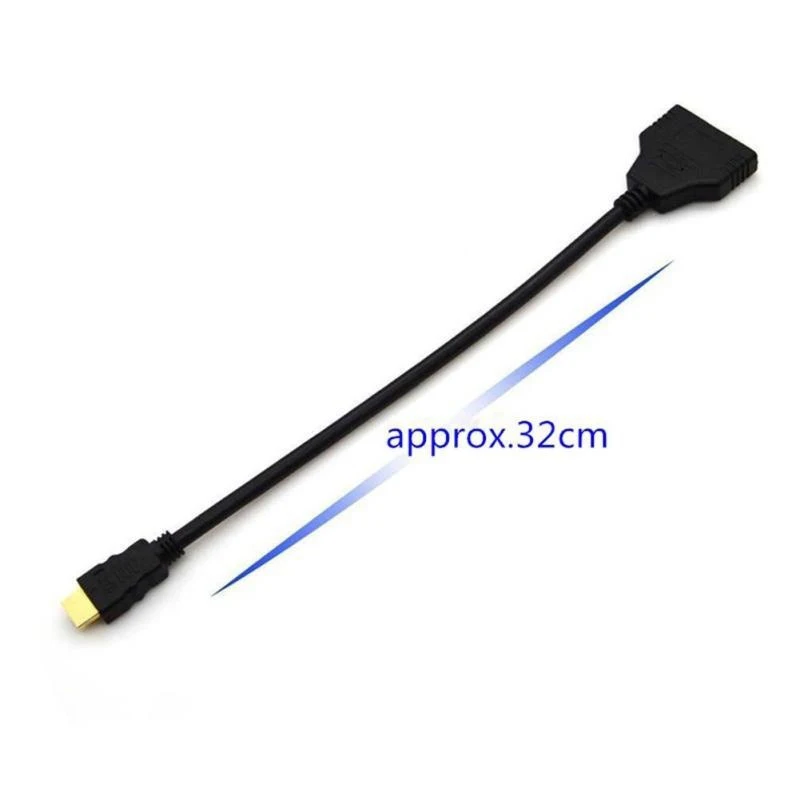 Hdmi сплиттер DZLST 1 в 2 Выход HDMI штекер гнездо адаптер конвертер видео кабель 1080P