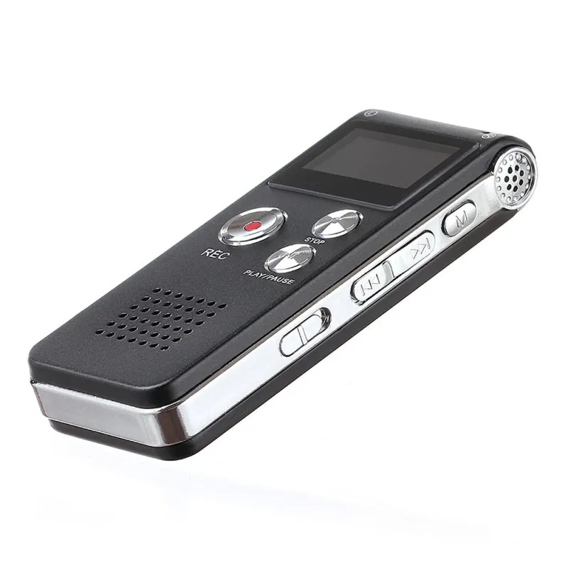 8 ГБ/16 ГБ диктофон lcd перезаряжаемый цифровой аудио звук Запись MP3 плеер