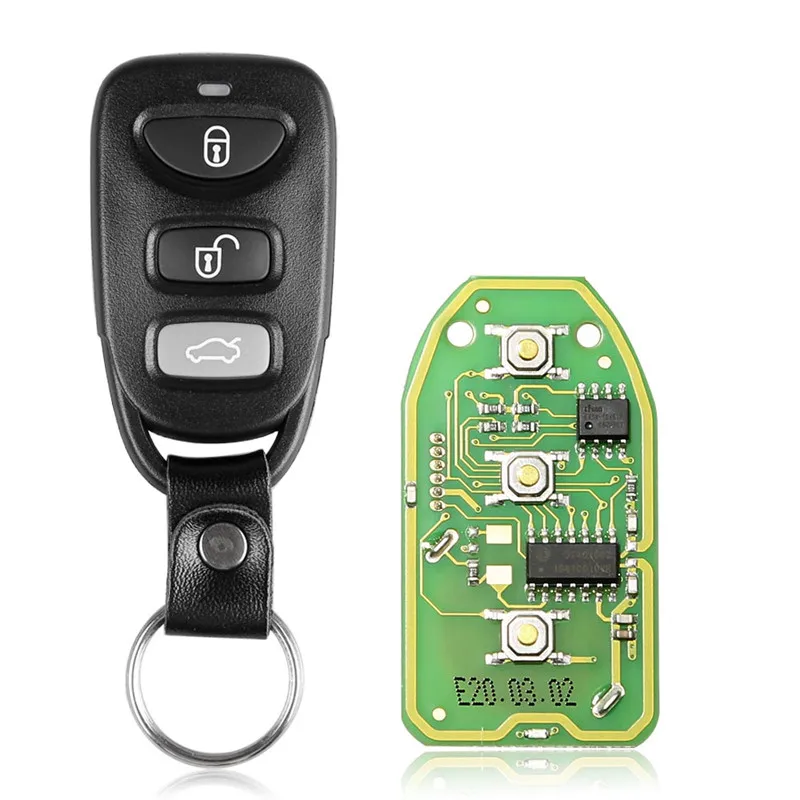 Xhorse VVDI2 проводной дистанционный ключ XKHY01EN для Hyundai 3 + 1 кнопки английская версия 10