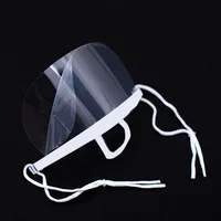 Anti-fog Transparent Mask Health Mask Fast Food Restaurant Plastic Kitchen Masks Reused respirator Beverage Service Tools 1