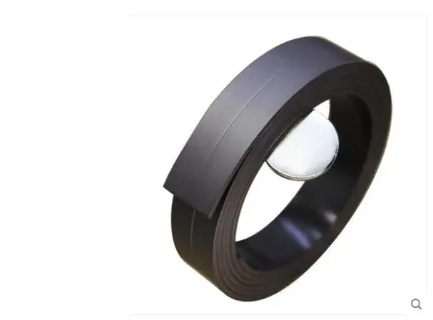 Rubber magnet Soft magnetical stripe 20x2mm 10M long free shiping | Обустройство дома