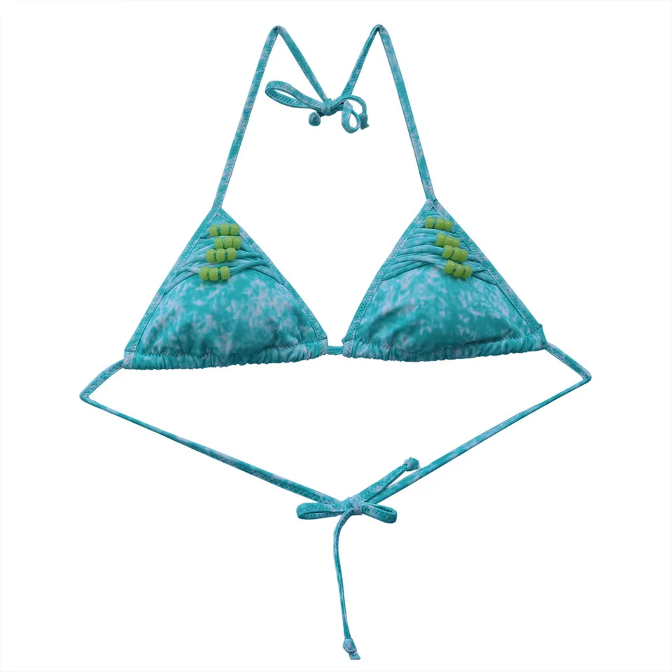 blue bathing suit top