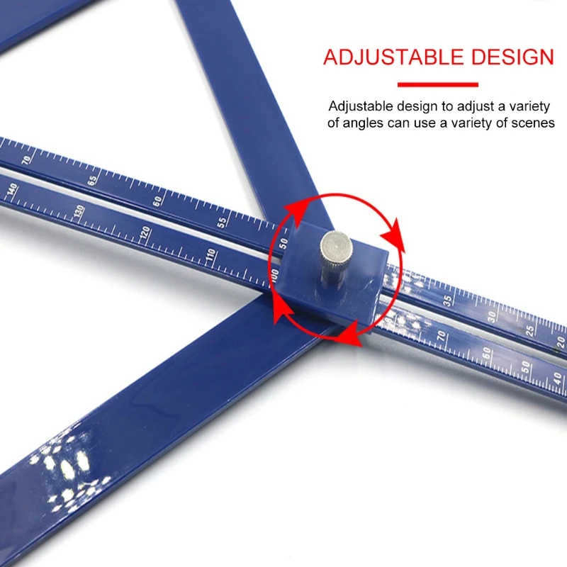 Carpenter Measuring Tool Angle Measuring Tool Angle Protractor Woodworking Measuring Tool Multifunctional Protractor Corner Angle Finder Tool Square Ruler Protractor Woodworking Model Craft Angle Square Tool