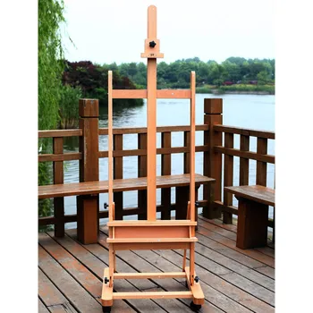 

Durable Art Artist Beech Wooden Easel Sketch Drawing Stand for Painting Sketching Oil painting Display Stand Exhibition Easel