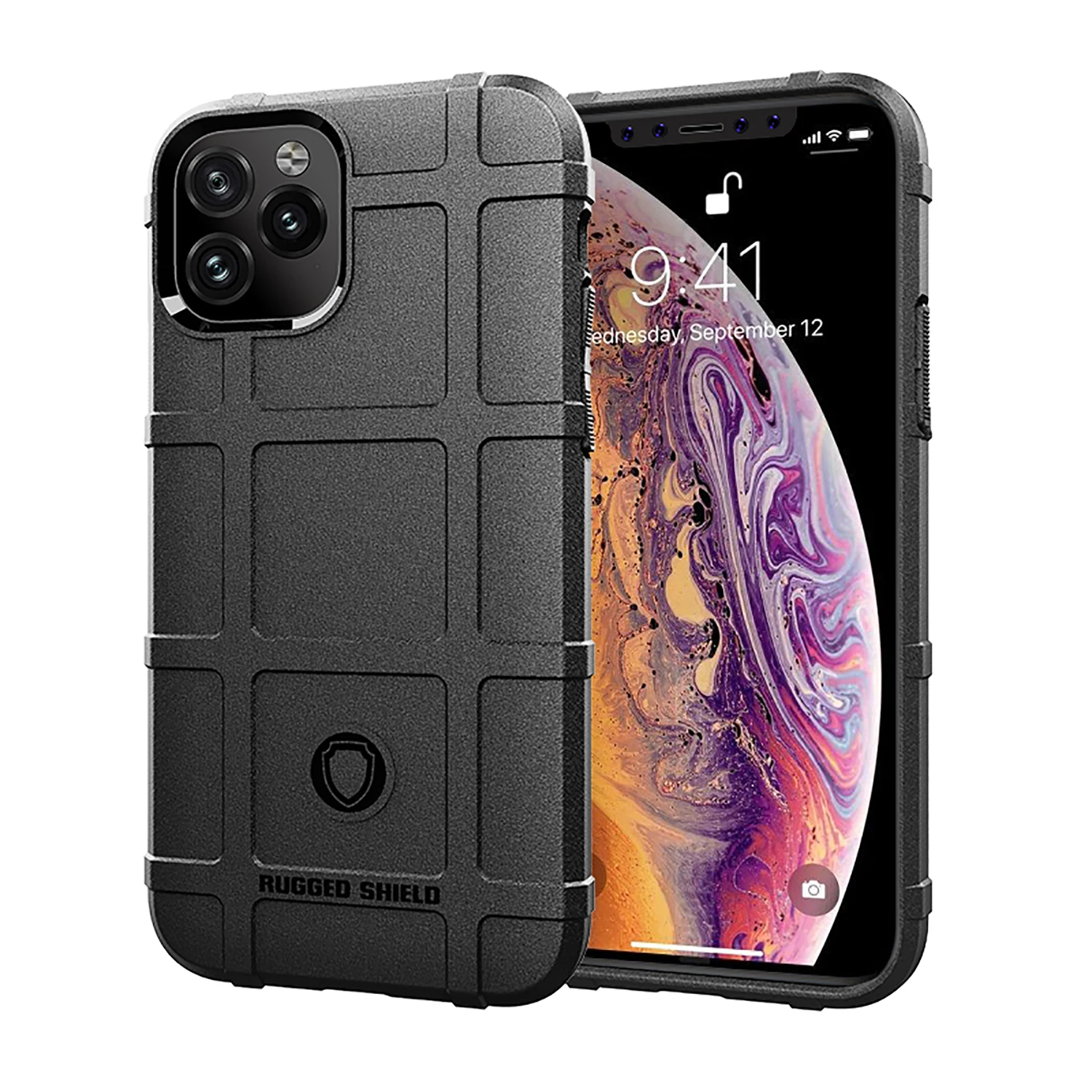 Противоударный чехол для Apple iphone 11 Pro Max с защитой от царапин из углеродного волокна для iphone 11