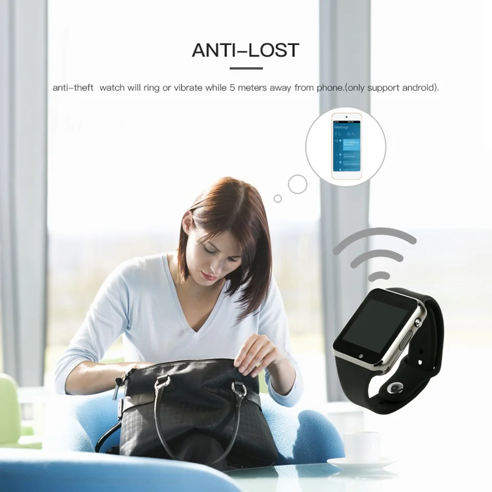 Смарт часы a1/мужские a1/android/подарок для женщин bluetooth sim телефон Поддержка Android OS