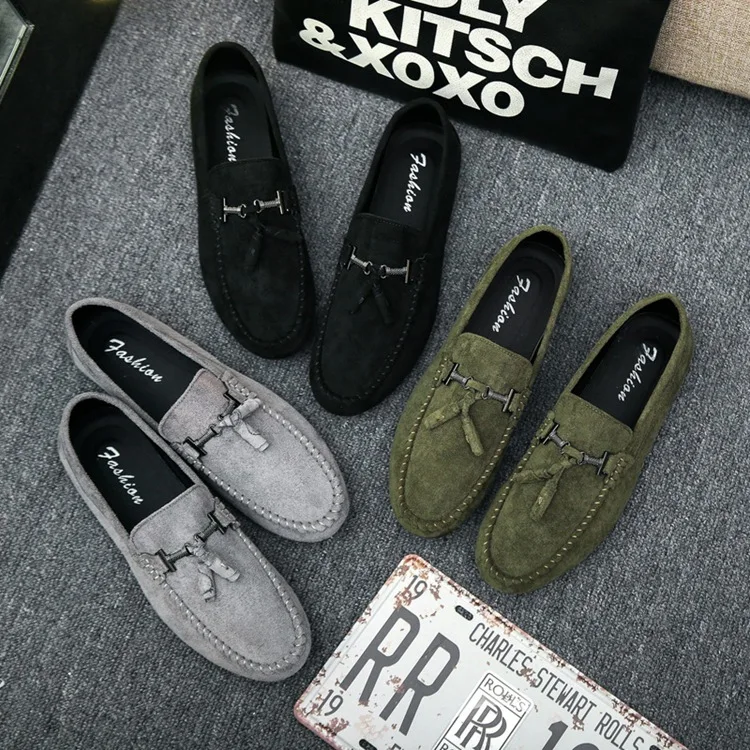 

Classics Concise Casual Loafers Shoes for Men Spring Autumm Comfy Fashion Light Flat Slip On Shoes Fashion Leisure Driving Shoes