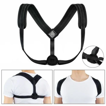 

Posture Corrector Shoulder Upper Back Adjustable Clavicle Support Brace Improve