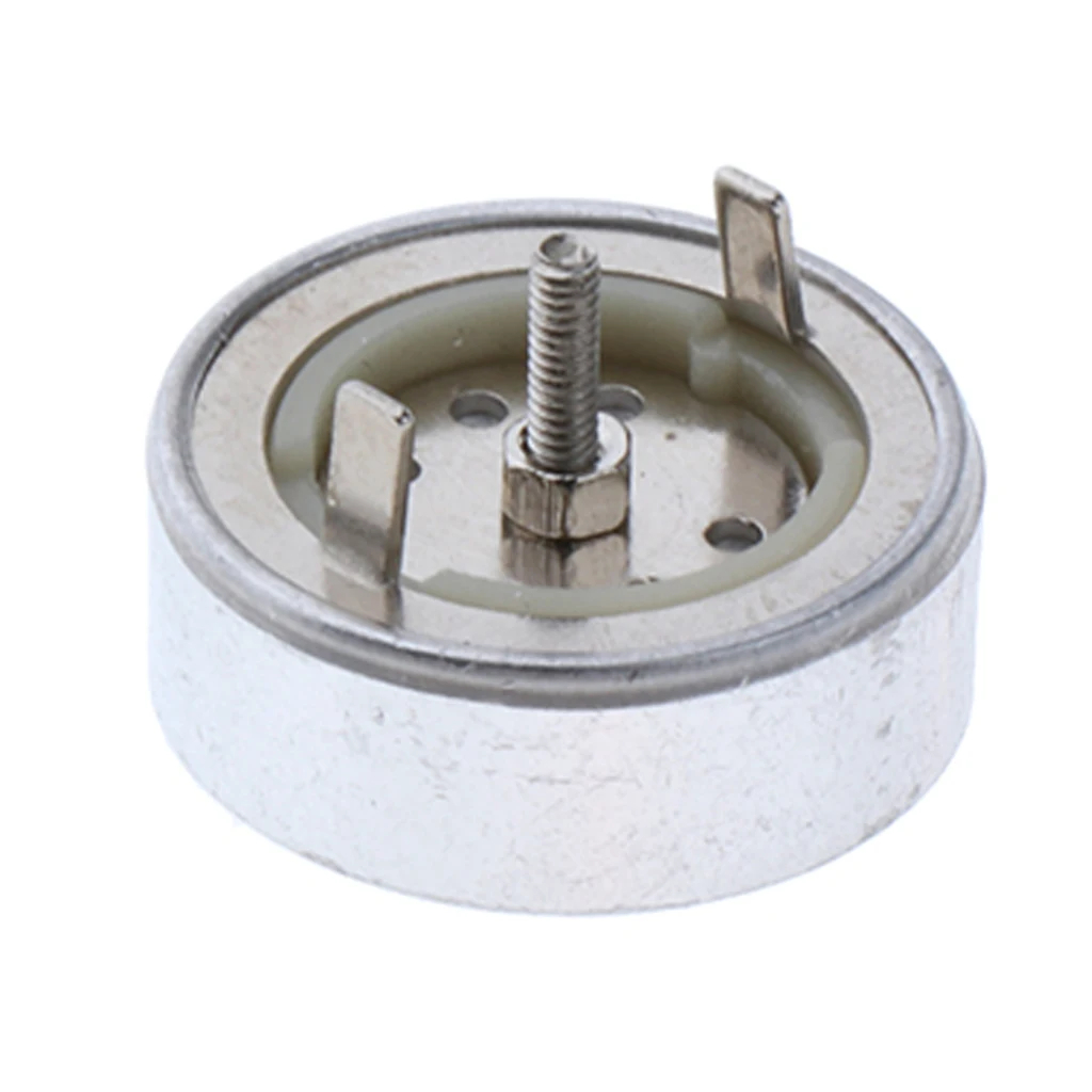 Professional Single-point Microphone Cartridge Wireless Systems 0.63inch Silver High Quality