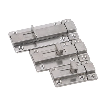 

Stainless Steel Self-Elastic Bolt Home Security Sliding Window Wooden Door Anti-Theft Bolt Wooden Door Latch Lock