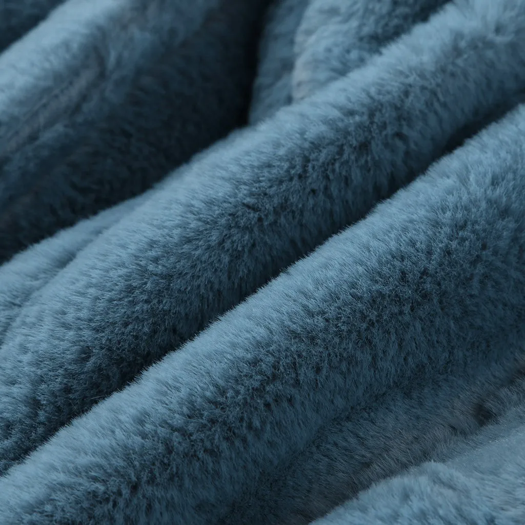 Элегантное мохнатое длинное женское пальто из искусственного меха для женщин, однотонное теплое плюшевое пальто с отворотом, зимнее длинное пальто, верхняя одежда, топы