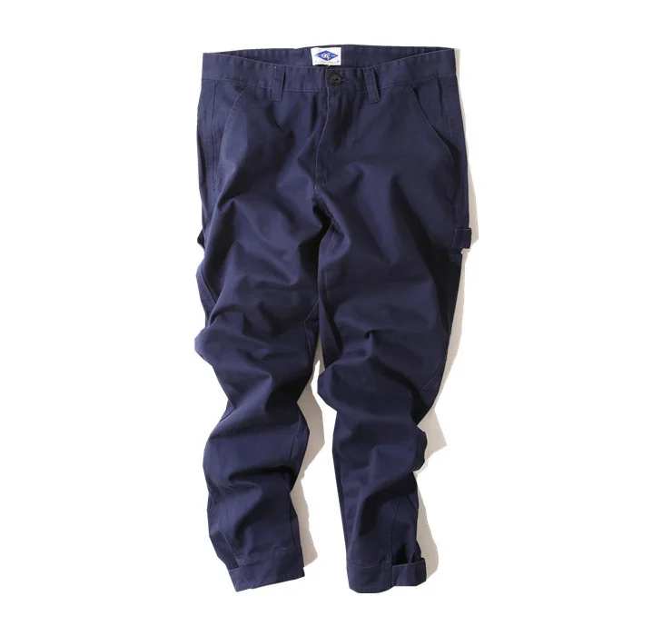 

Shawn Casual Pants Bib Overall Capri Pants Edison Large Size Thick Loose-Fit Beam Leg Straight-Cut Cloth Pants Men's Fashion