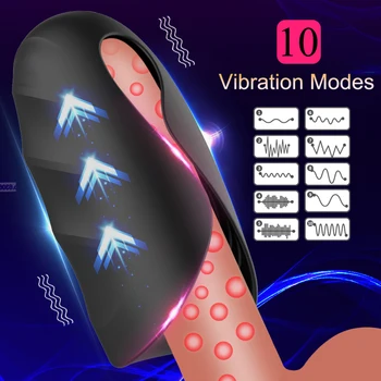 FLXUR Vibrator Sex Toys for Men Penis Trainer Male Masturbator Delay Ejaculation Stimulate Glans Vibrating Massager Pussy 2