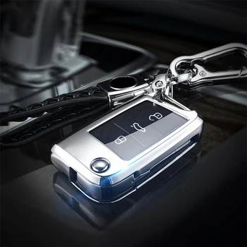 

New TPU Car Key Cover Case For Volkswagen VW TIGUAN Golf mk7 Ibiza Leon FR 2 Altea Aztec Skoda Octavia Accessories Protection
