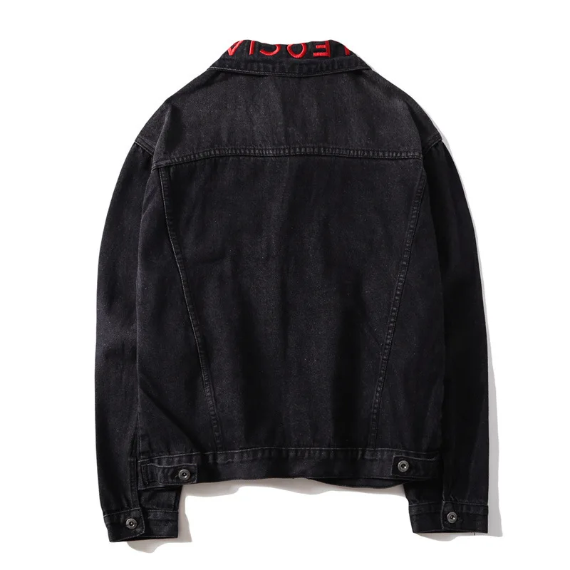 

Stable Supply of Goods Fall And Winter Clothes Hot Selling Solid Color with Holes Denim Shirt Versitile Fashion Coat