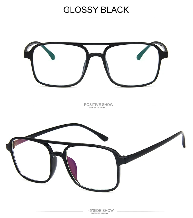 H3af81b12cd7c458496f98ebcc7e66d0eT OEC CPO Anti Blue Light Blocking Filter Reduces Digital Eye Strain Fashion Men Optical eye glasses Frame Clear Lens Eyewear Mallzona