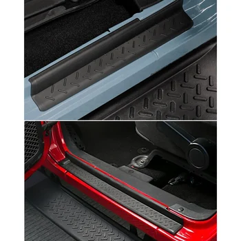 

Hot Door Entry Sill Protector Plate Guards For Jeep Wrangler JK 2007-2016 Black Front and Rear 4 Pcs