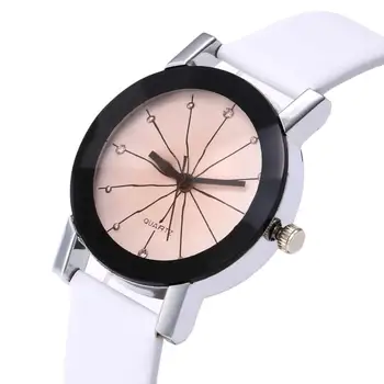 

Luxurious Couple Quartz Watch Women Men Leather Strap Line Quartz Ladies WristWatches Fashion Watch reloj mujer relogio masculin