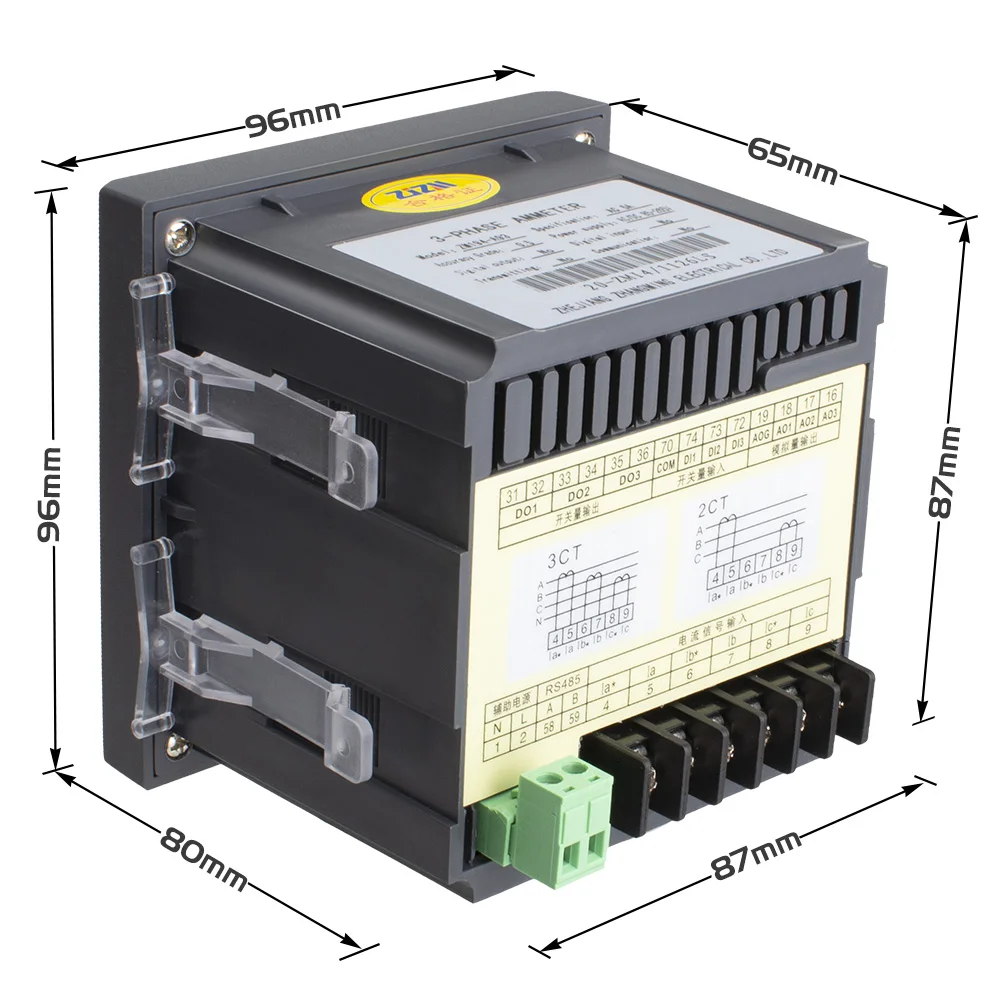 Оптовая продажа высококачественный трехфазный амперметр