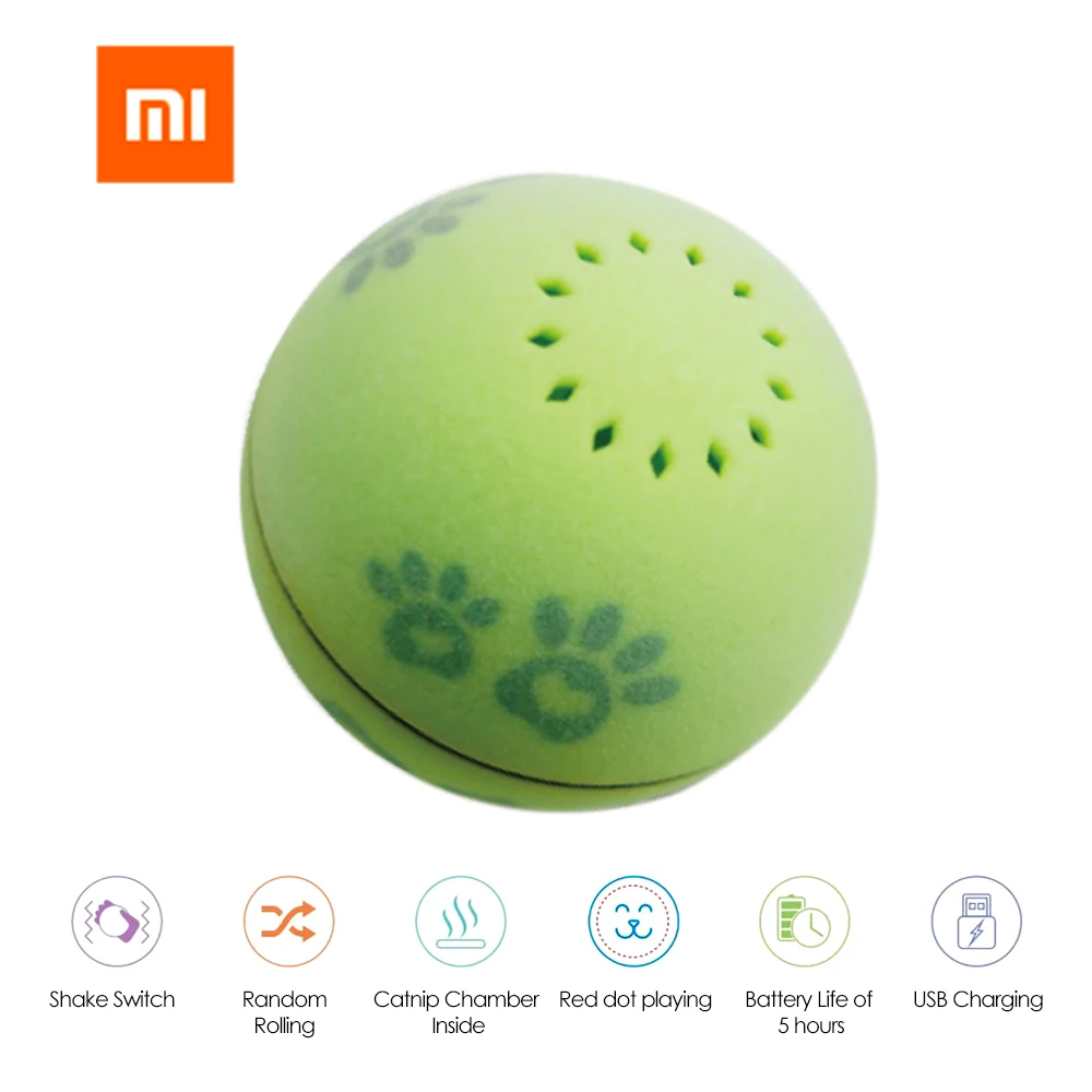 Xiao-mi Petoneer Умная игрушка для кошки в виде шара, встроенная кошачья кошка, забавная игрушечная кошка